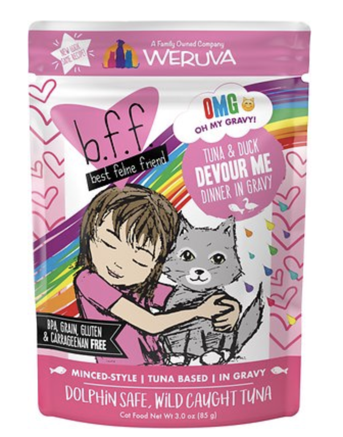 B.F.F. Tuna and Duck Devour Me Wet Cat Food